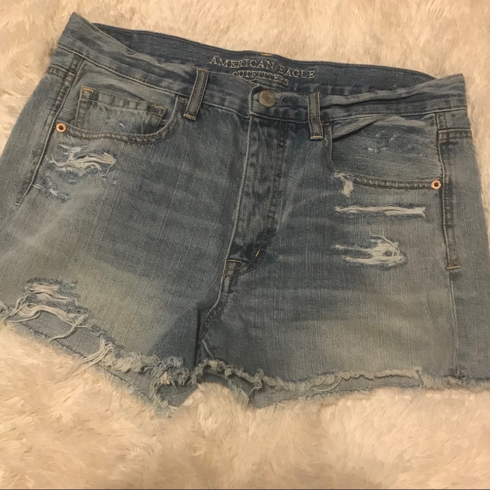 American Eagle High Waisted Jean Shorts